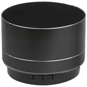   Aluminiowy głośnik Bluetooth - czarny 