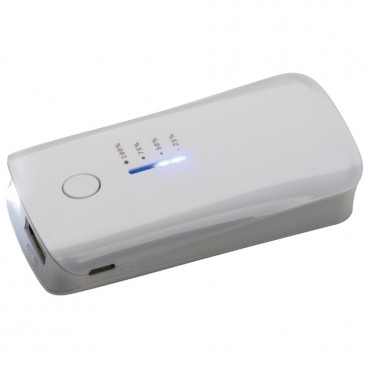 Power bank 4000 mAh  - biały