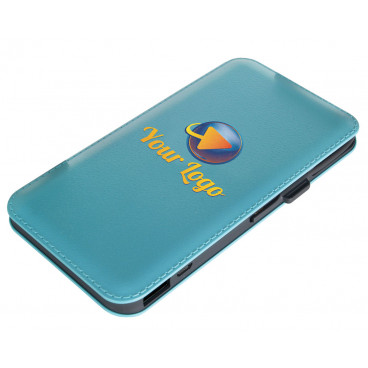 Power bank 9000 mAh ALL IN ONE - turkusowy